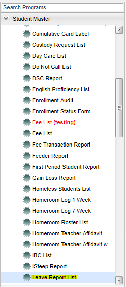 Leave report list menu.png